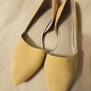 Naturalizer Yellow Suede Samantha flats-9
